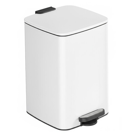 Ochama x SONGMICS 20L Trash Can in white