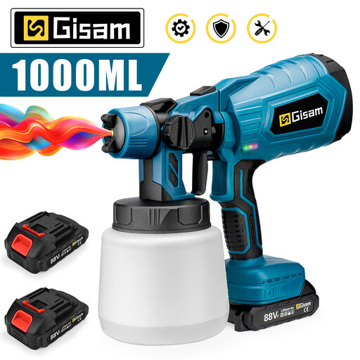 Gisam Cordless Paint Sprayer for Makita 18V Battery