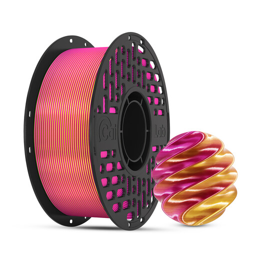CAILAB 3D 打印耗材 PLA 丝绸双色 - 洋红 & 金色