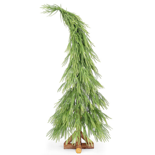 SALCAR Christmas Tree, 0.9 Meters, 1570 Branch Tips, Wooden Base