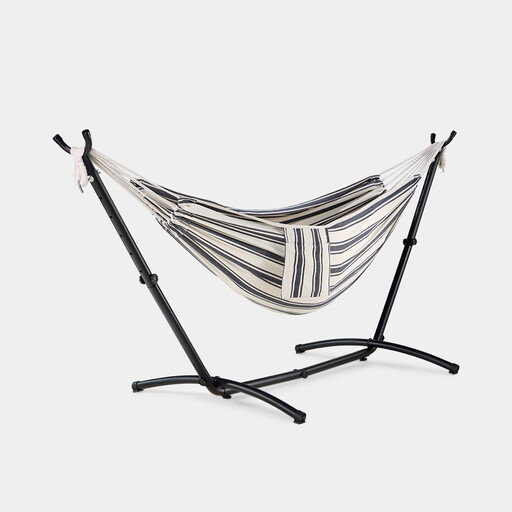 Vonhaus Ibiza 2 Person Cotton Hammock with Stand