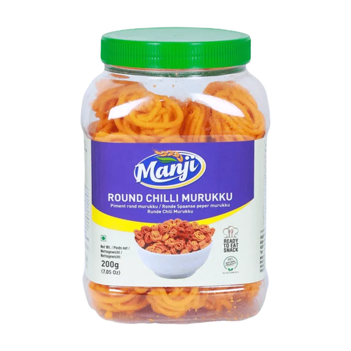 Manji Snacks Round Chilli Murukku 200 g