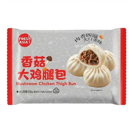 思念香菇鸡腿肉包 510g