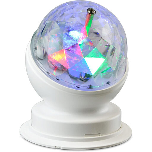X4-LIFE LED Disco Ball - Mini Party Light for Living Rooms and Children's Rooms - Rotating, RGB