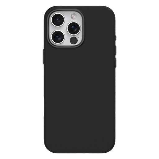 COMMA Nature Series Magnetic Silicone Phone Case for iPhone 16 Pro in Black