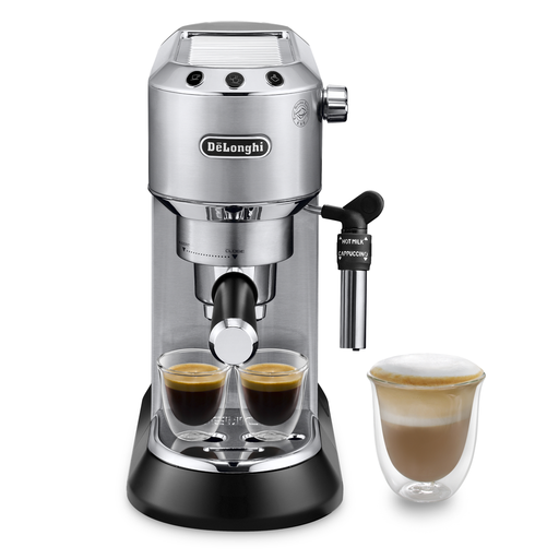 De’Longhi Dedica Style EC685.M portafilter coffee machine, silver