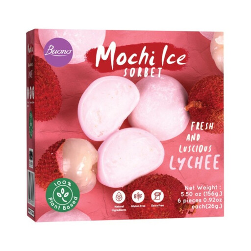 BUONO Lychee Mochi Ice Sorbet HL 156 g