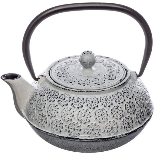 Secret de Gourmet Gietijzeren Theepot - 1 L, Wit