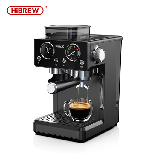 HiBREW H20 All-in-One Coffee Machine with Built-in Grinder