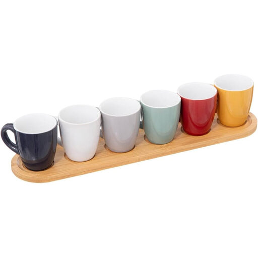 Secret de Gourmet Colorama Ceramic Espresso Cup Set