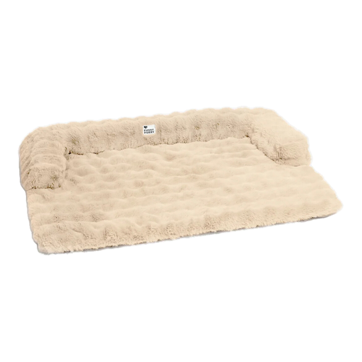 FUNNYFUZZY Supportive Dog Bed - Size S, Khaki