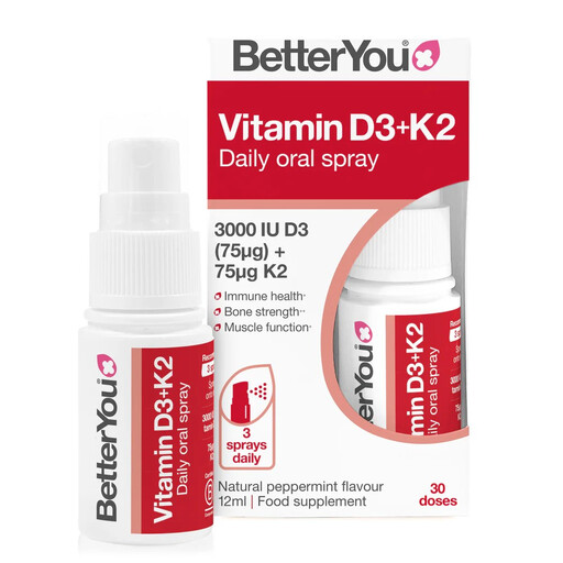 Better You Vitamin D3 + K2 Immune Support Oral Spray 3000IU