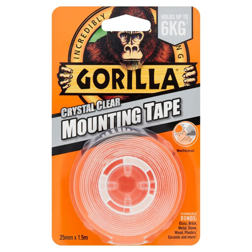 Gorilla 透明双面安装胶带 1.5m