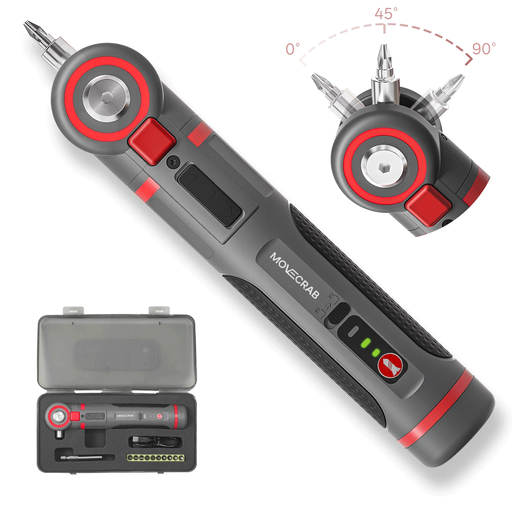 MOVECRAB 3-in-1 Angle Adjustable Electric Screwdriver Set