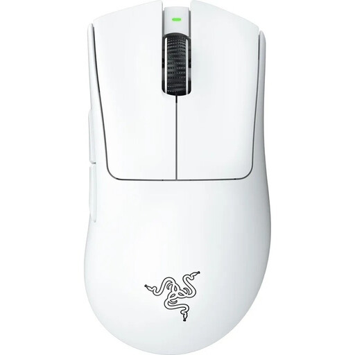 RAZER DeathAdder V3 Pro Wireless Esports Gaming Mouse, Ultra-Light 64g, Focus Pro 30K Sensor, Ergonomic, White