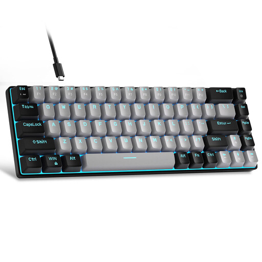 MageGee MK-Box 60% Wired Mechanical Gaming Keyboard met Blauwe Switches