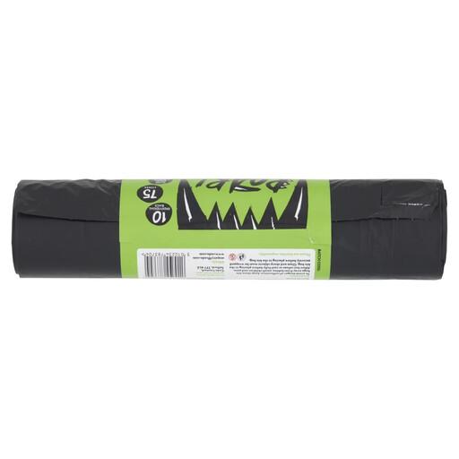Roar 10 Scarily Strong Drawstring Bin Bags 75 Litres