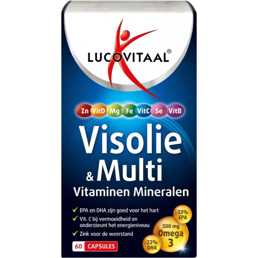 Lucovitaal Fish Oil & Multi Vitamins & Minerals 60 Capsule