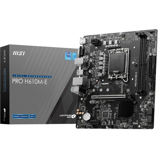 MSI PRO H610M-G DDR4 Motherboard Intel H610 LGA 1700 Micro ATX