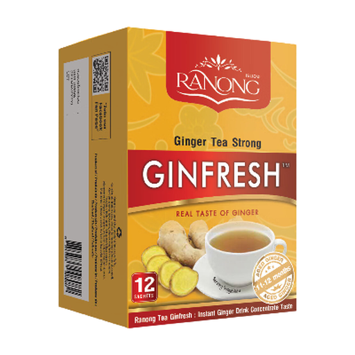Ranong Tea Ginfresh Instant Ginger Drink STRONG