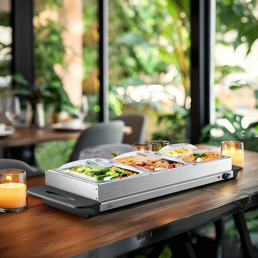 Huacan Stainless steel buffet insulated plate