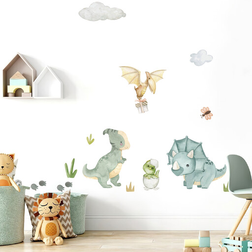 Murgall Baby Dinosaurs Wall Sticker