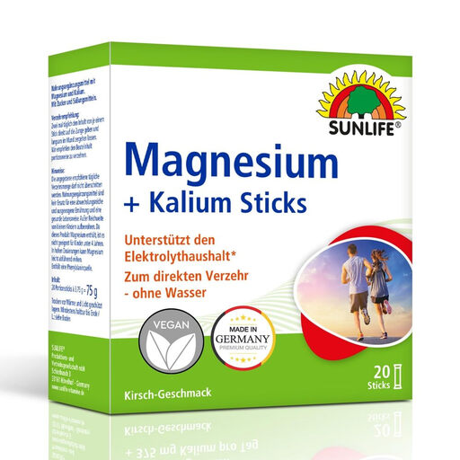 Sunlife Magnesium + Potassium Sticks