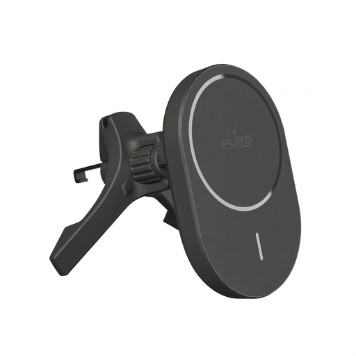 Puro Qi2 Car Phone Holder, MagSafe Compatible - Black