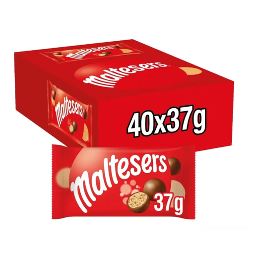 Maltesers Milk Chocolate & Honeycomb Snack Bag 37g x 40