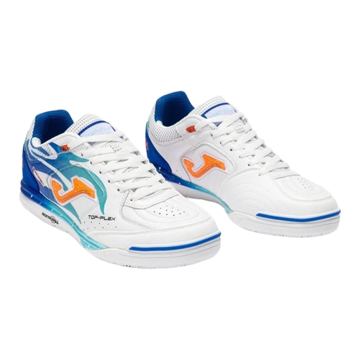 JOMA Futsal Boots Top Flex Rebound Indoors White/Blue 44