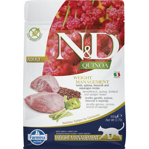 Farmina N&D Quinoa Cat Weight Management Lamb 300 gr.