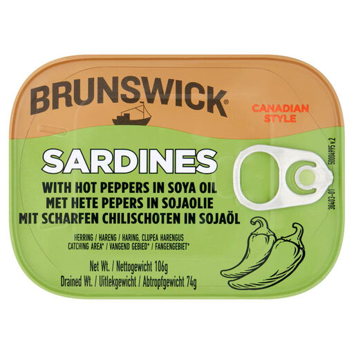 Brunswick Sardines in Oil with Hot Pepper 106 g