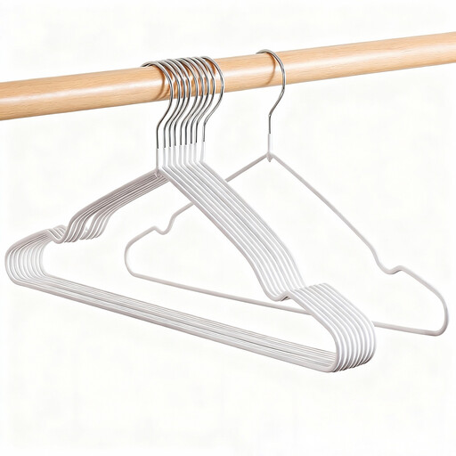 20 Pack Premium Rubber Coated Metal Hangers