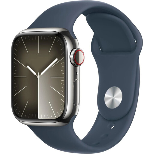 Apple Watch Series 9 GPS + Cellular 41mm Silver Stainless Steel Case