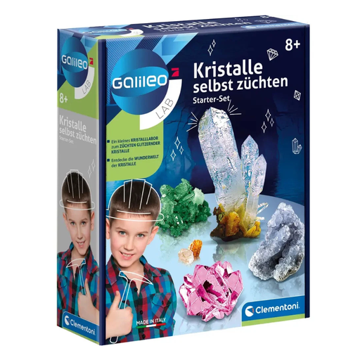 Clementoni Galileo - Grow Your Own Crystals - Starter Kit