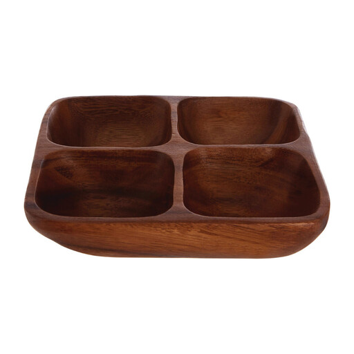 Premier Housewares Practical Acacia Four Section Serving Dish