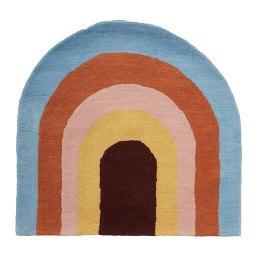 Premier Kids 100% Wool Rainbow Rug