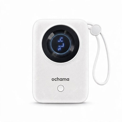 ochama 22.5W Intelligent Fast Charge Power Bank with Dual Built-in Cables