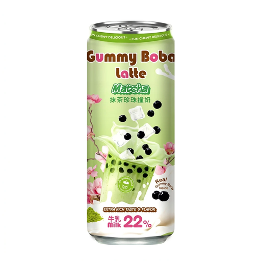 Oubite Matcha Bubble Tea Canned 470ml