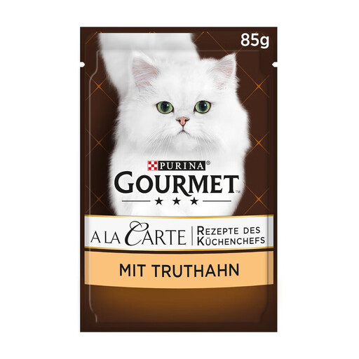 PURINA GOURMET A la Carte Wet Cat Food, with Turkey and Vegetables, 26-Pack (26 x 85g)