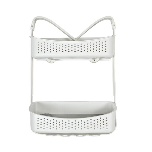 Addis 2 Tier Hanging Shower Caddy in white