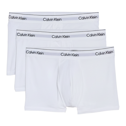 Calvin Klein Underwear 3-Pack Trunk, White