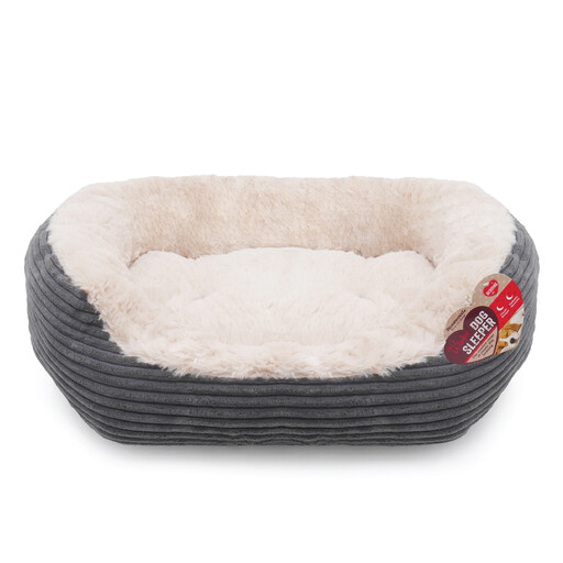 Rosewood Jumbo Cord Plush Dog Bed