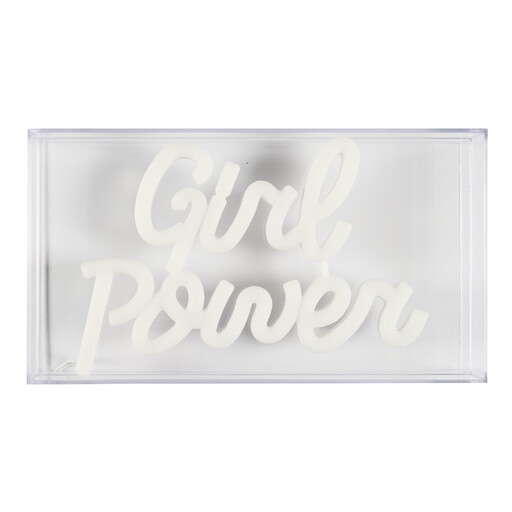 HOME DECO FACTORY NEON EFFECT LED ACRYLIC LAMP CO GRL PWR