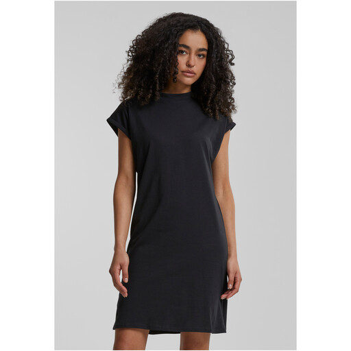 Urban Classics Ladies Turtle Extended Shoulder Dress black
