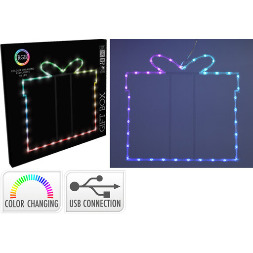 GIFT BOX 40LED RGB