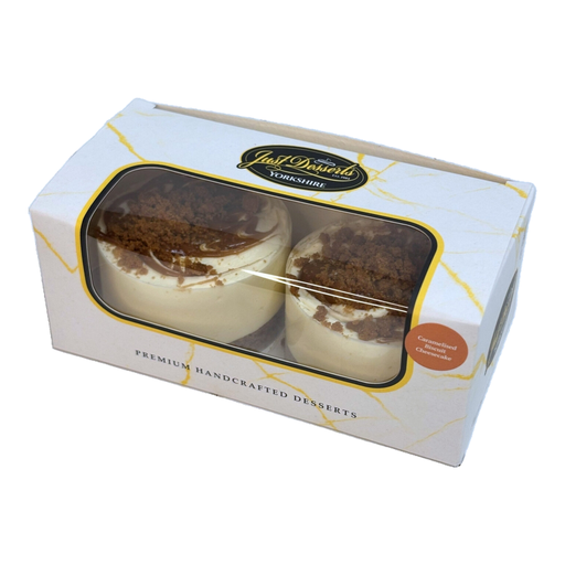 Just Desserts Caramelised Biscuit Cheesecake Twin Pack