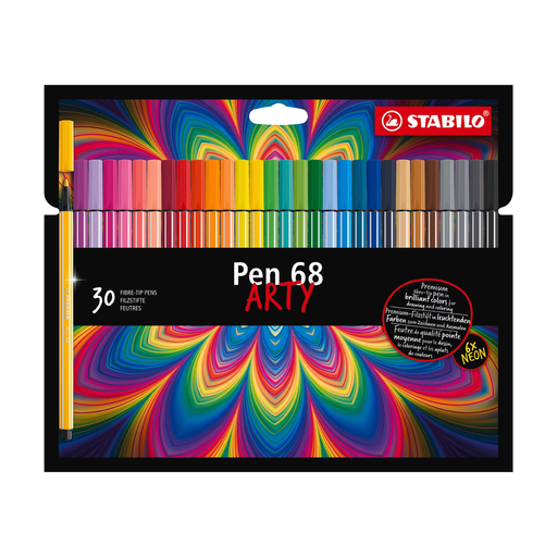 Coffret de Feutres STABILO Pen 68 ARTY