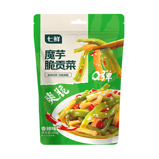 7FRESH Crispy Konjac and Edible Fungus, Spicy Flavor, 200g