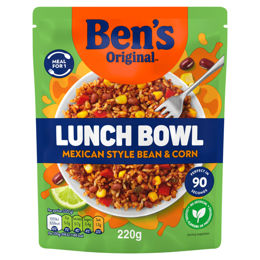 Ben's Original Lunch Bowl Mexican Style Grains & Rice 220g